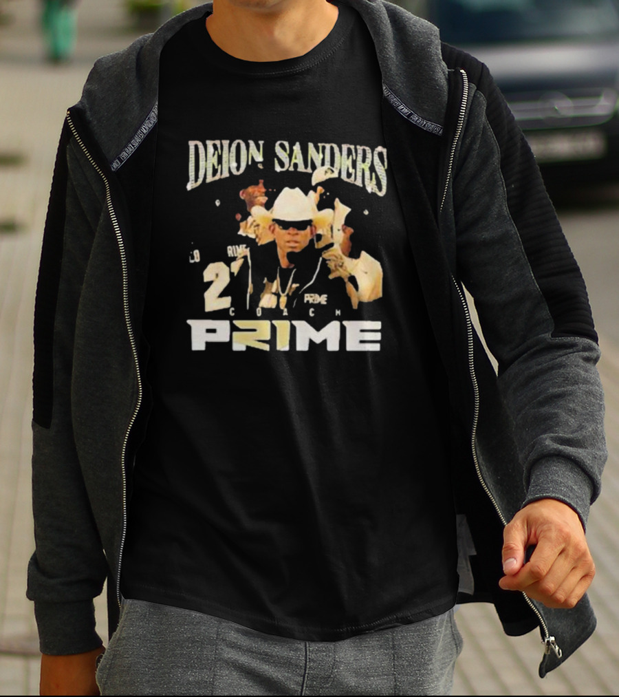 Deion Sanders Coach Prime 21 Football Legend Iconic T-Shirt