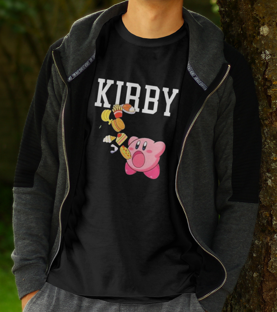 KIRBY Inhales Iconic Food For Power Up T-Shirt
