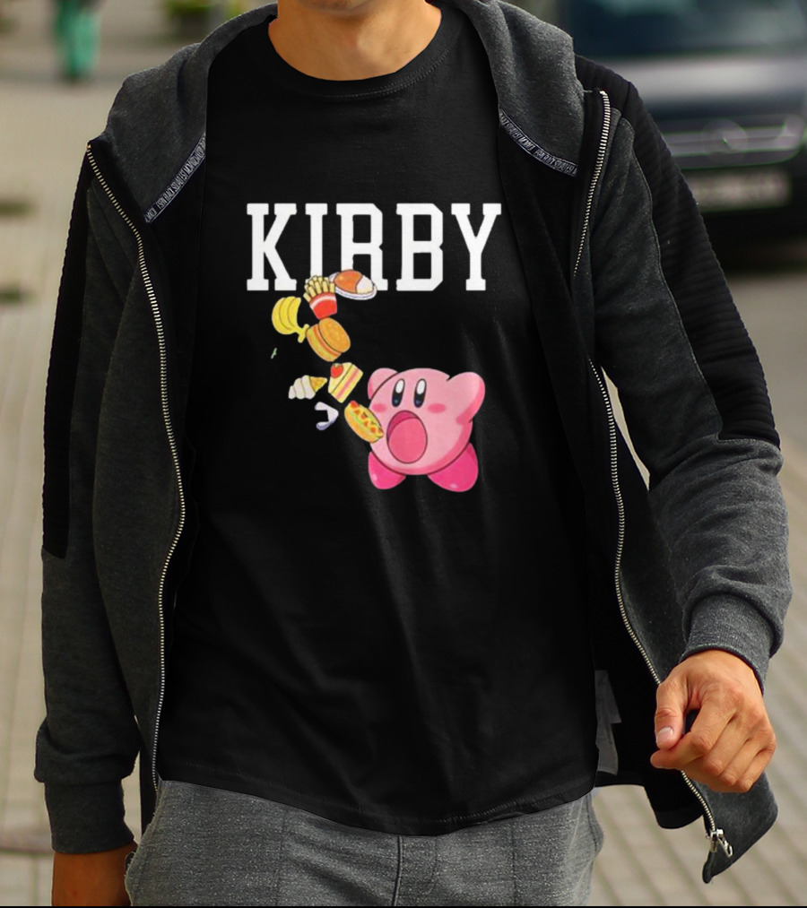 KIRBY Inhales Iconic Food For Power Up T-Shirt