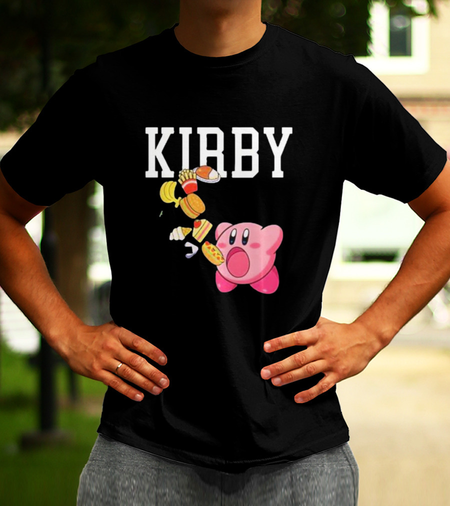 KIRBY Inhales Iconic Food For Power Up T-Shirt
