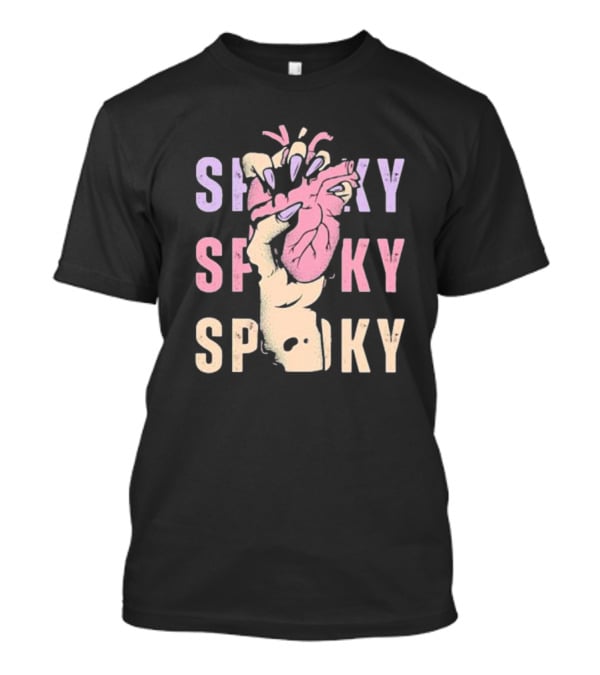 Spooky Hand Grips Heart Halloween Squeeze T-Shirt