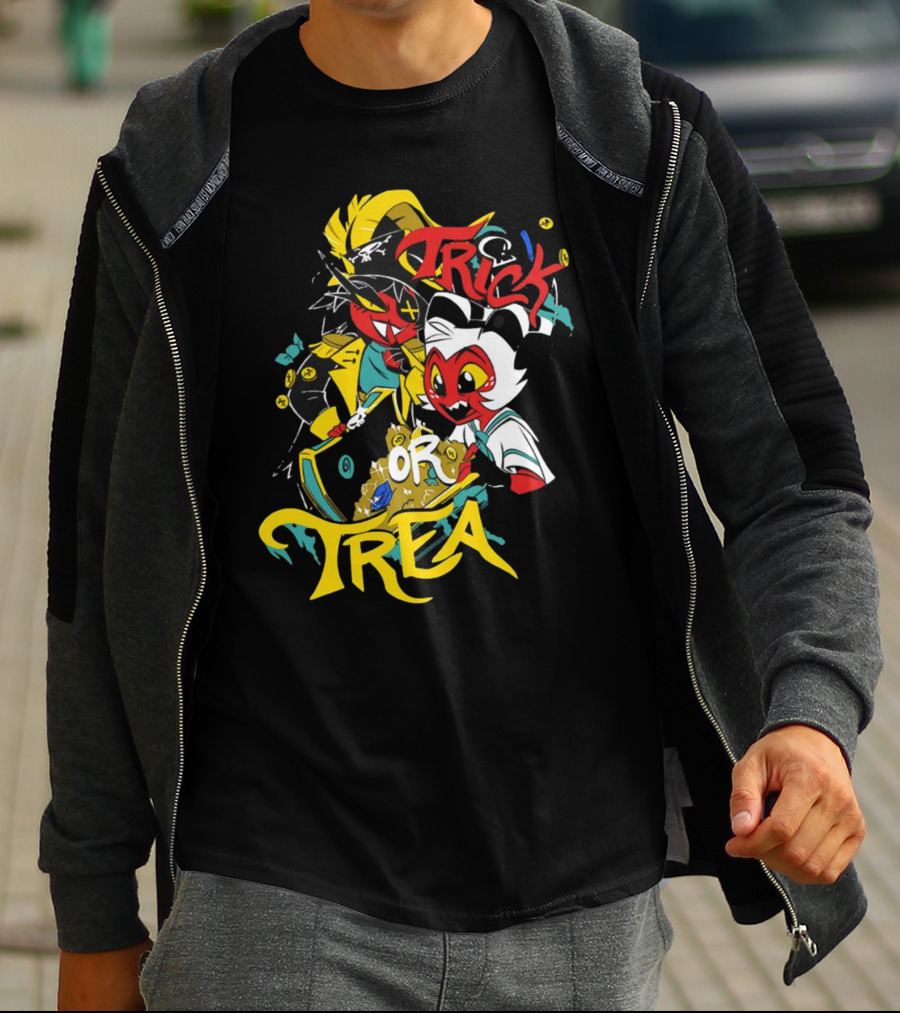 Moxxie Millie Trick Or Treat Halloween Characters T-Shirt