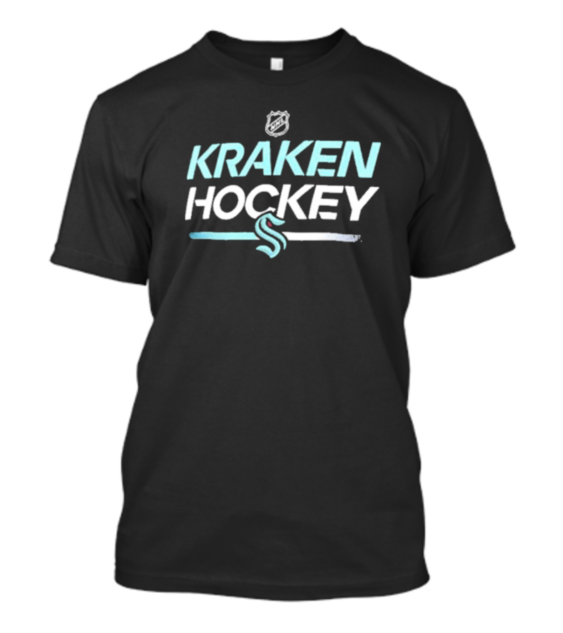 Seattle Kraken Hockey NHL Logo Authentic Pro Primary Replen T-Shirt