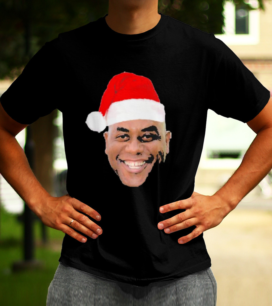 Winter Christmas Ainsley Meme Santa Hat T-Shirt