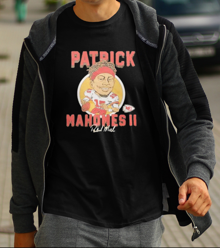 Patrick Mahomes II Red Mal Chiefs Signature T-Shirt
