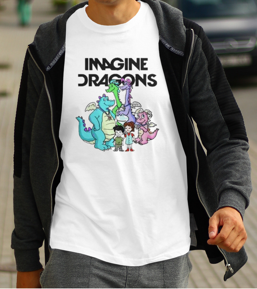 Imagine Dragons Dinosaur Band Group T-Shirt