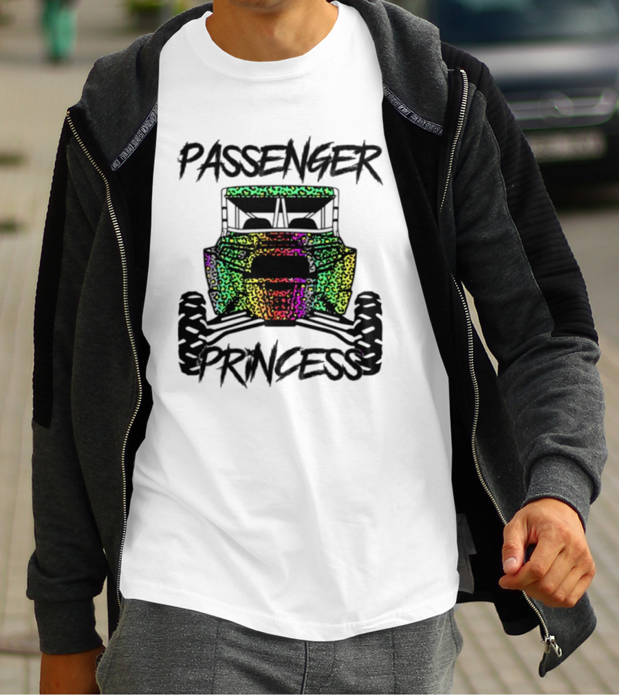 Passenger Princess Colorful Off-Road UTV T-Shirt