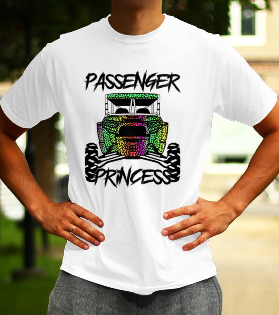Passenger Princess Colorful Off-Road UTV T-Shirt
