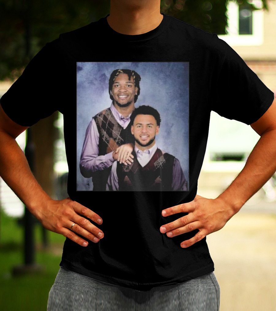 Michael Pittman Jr And Anthony Richardson Indianapolis Colts Step Brothers Meme T-Shirt