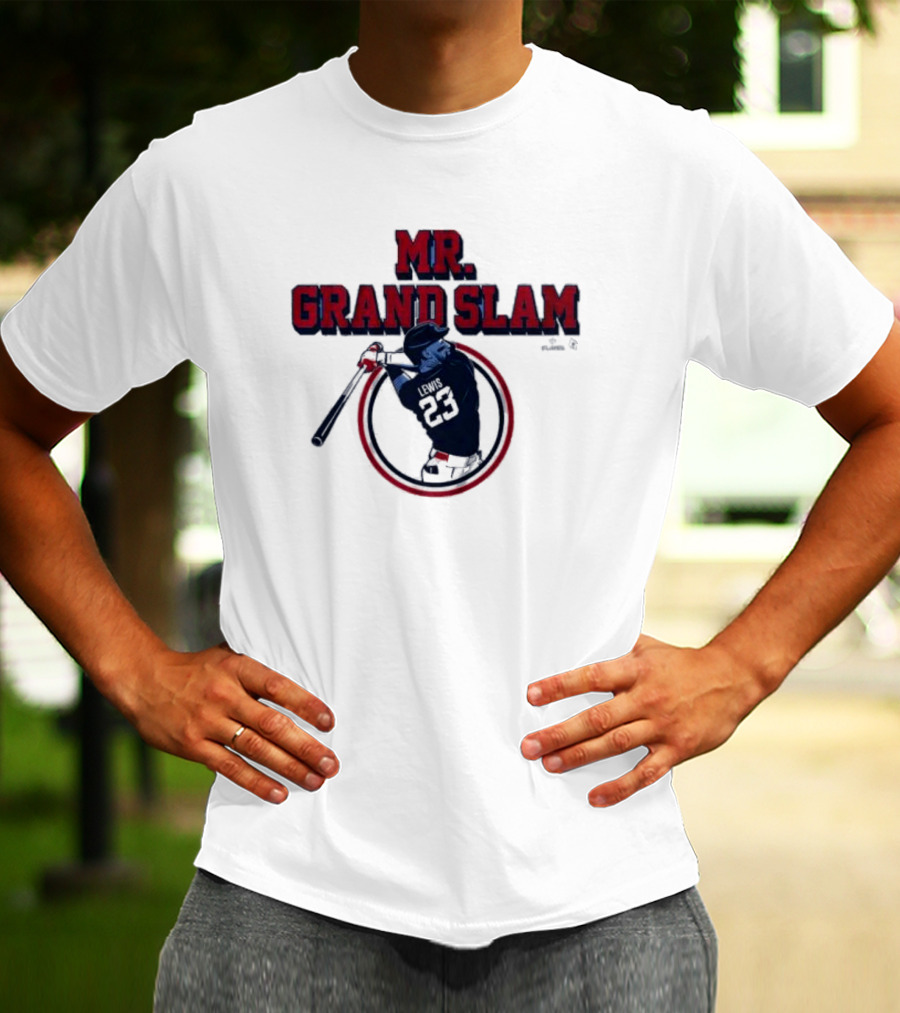 Mr Grand Slam Royce Lewis 23 Baseball Power Hitter T-Shirt