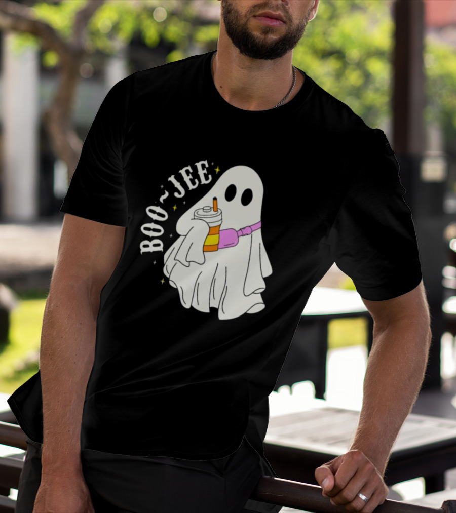 Boo Jee Ghost Cute Funny Halloween Ghost Boo-Jee T-Shirt