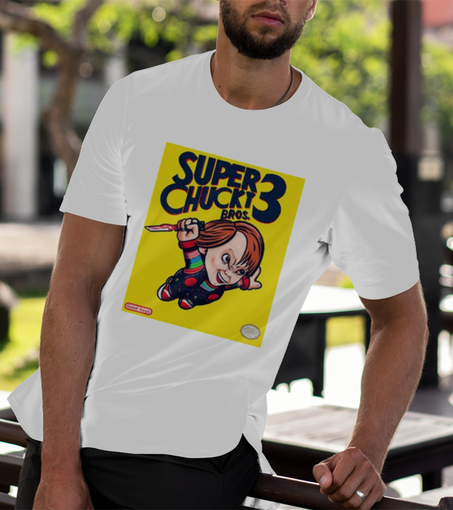 Super Chucky Bros 3 Good Guys Retro Game T-Shirt