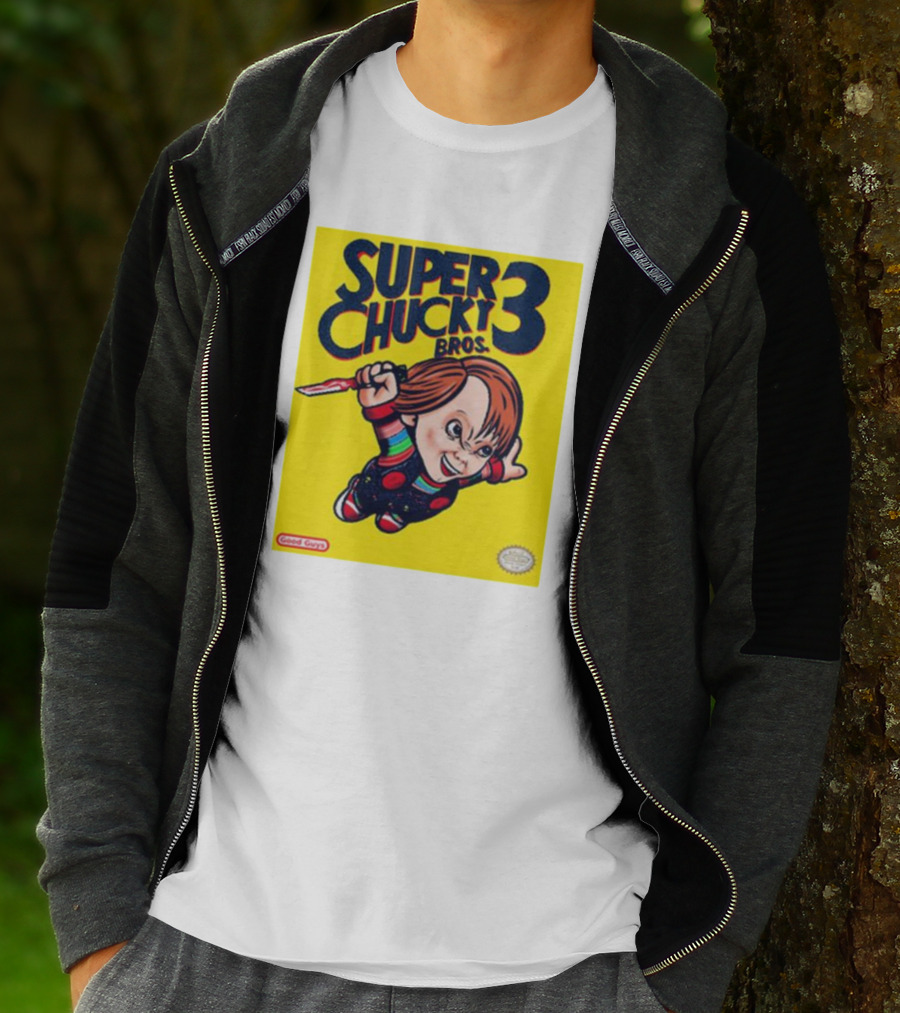 Super Chucky Bros 3 Good Guys Retro Game T-Shirt