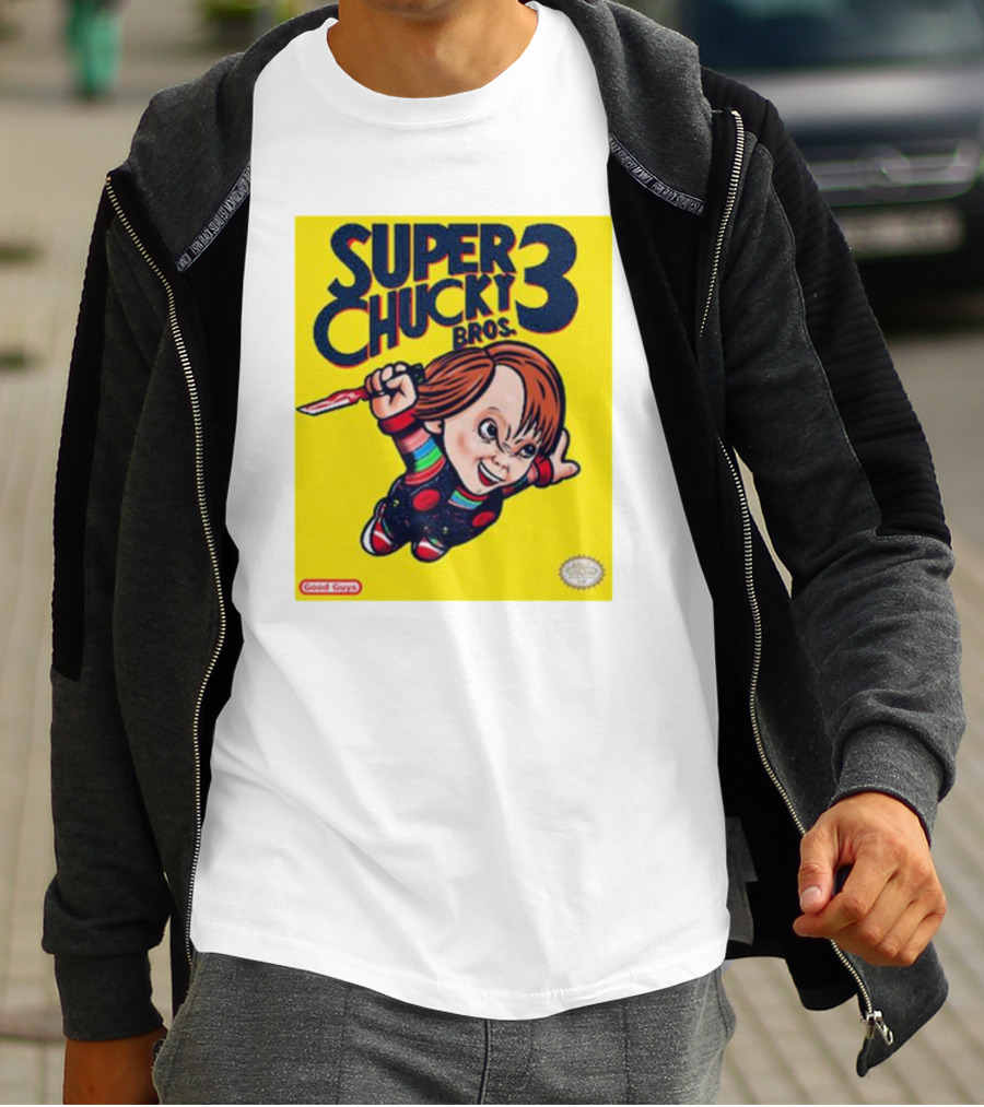 Super Chucky Bros 3 Good Guys Retro Game T-Shirt