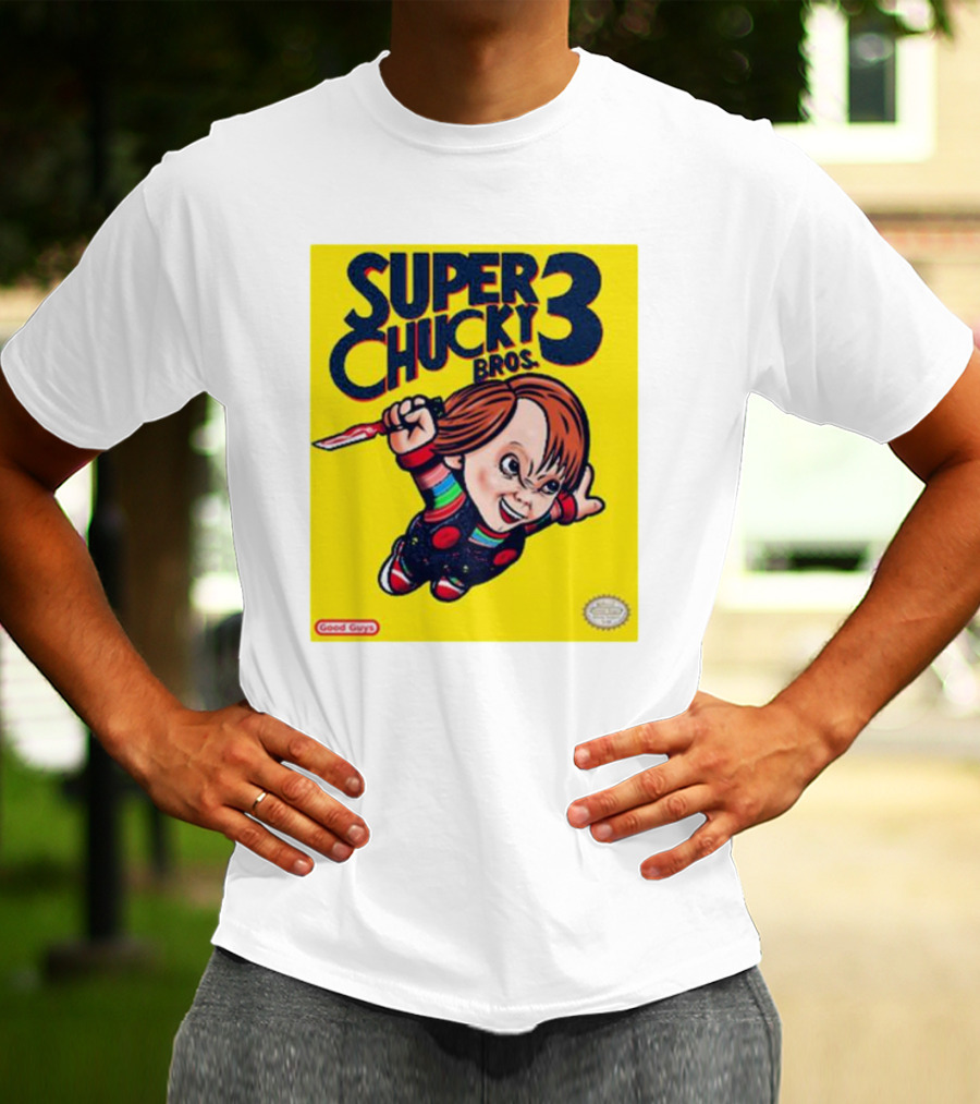 Super Chucky Bros 3 Good Guys Retro Game T-Shirt