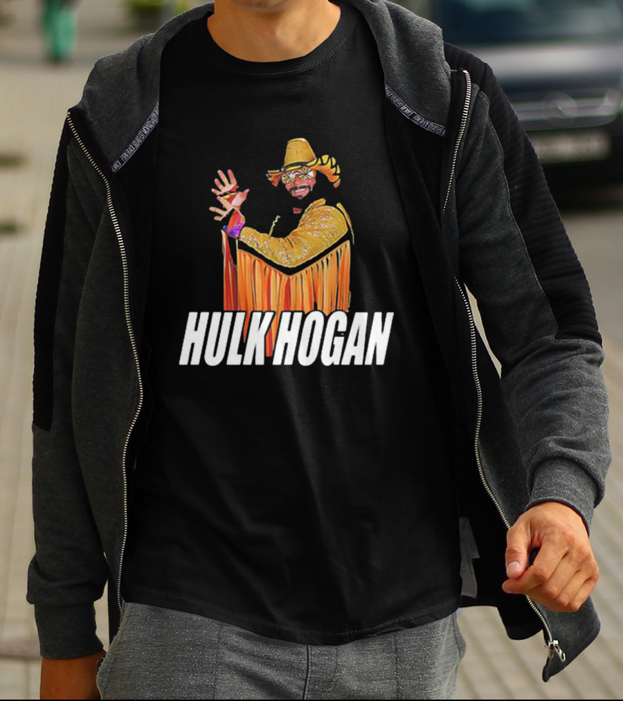 Macho Hulk Hogan Retro Style Wrestler Costume T-Shirt