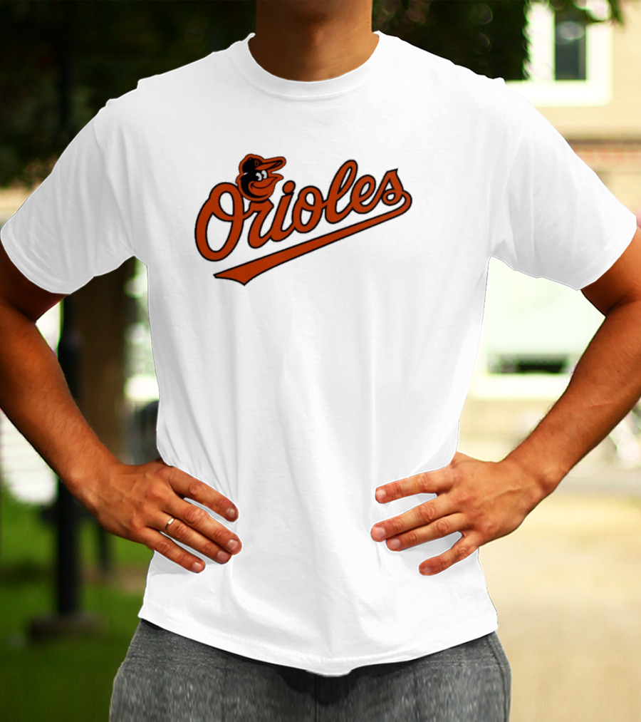 Orioles Baltimore Classic Script Logo Baseball Team T-Shirt