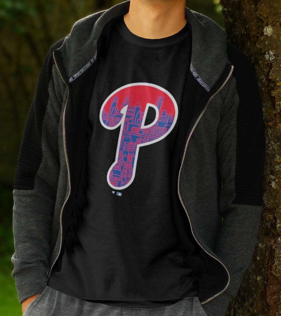 Philadelphia Phillies City Skyline P T-Shirt