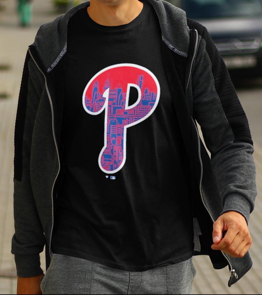 Philadelphia Phillies City Skyline P T-Shirt