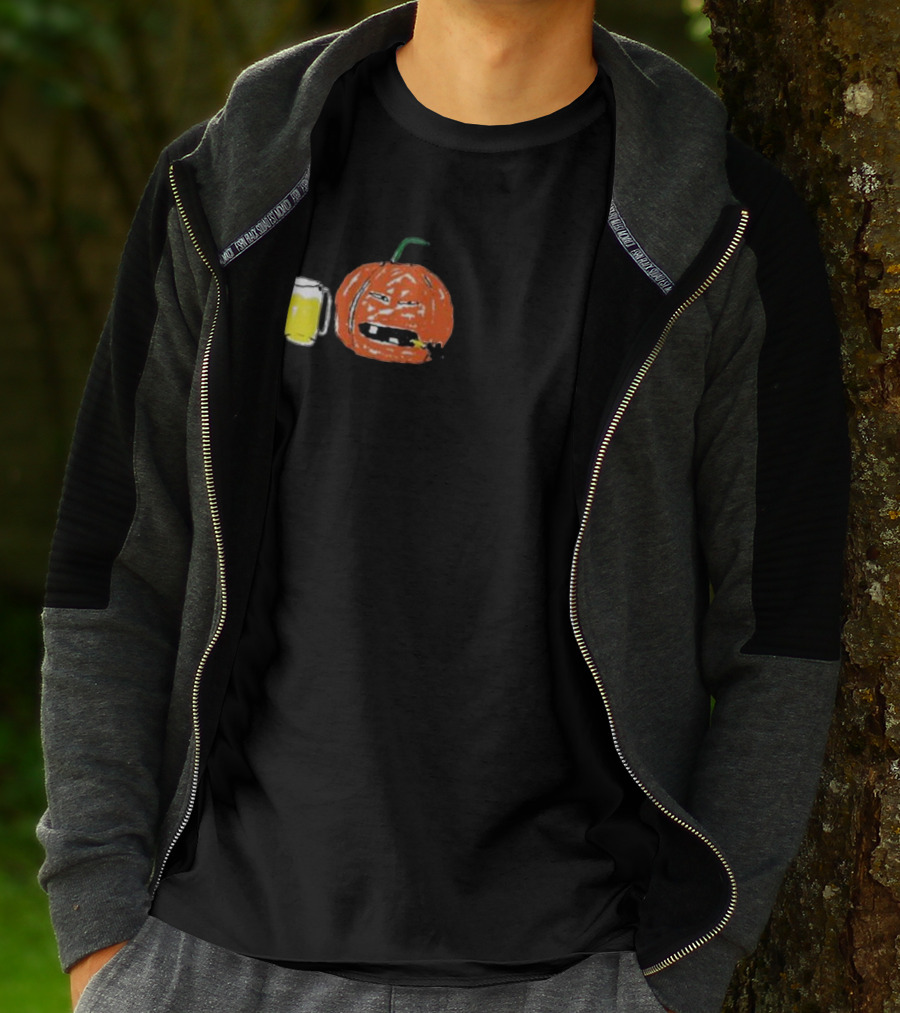 Im Getting Smashed Pumpkin Mgray T-Shirt