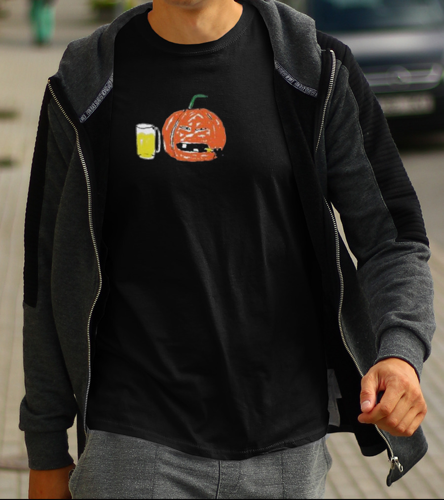 Im Getting Smashed Pumpkin Mgray T-Shirt