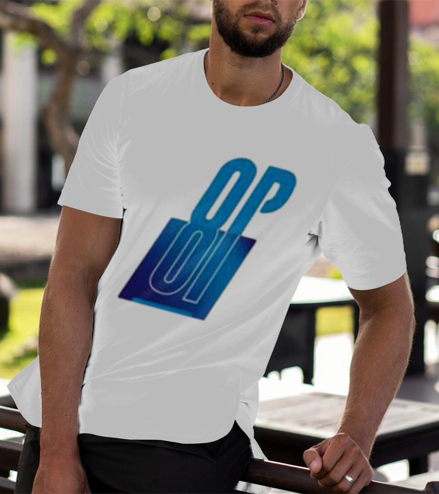 Oscar Piastri OP Blue Logo Motif T-Shirt