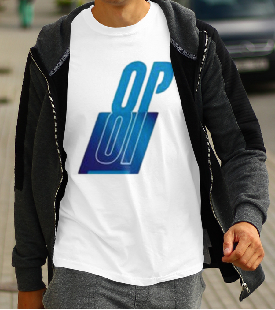 Oscar Piastri OP Blue Logo Motif T-Shirt