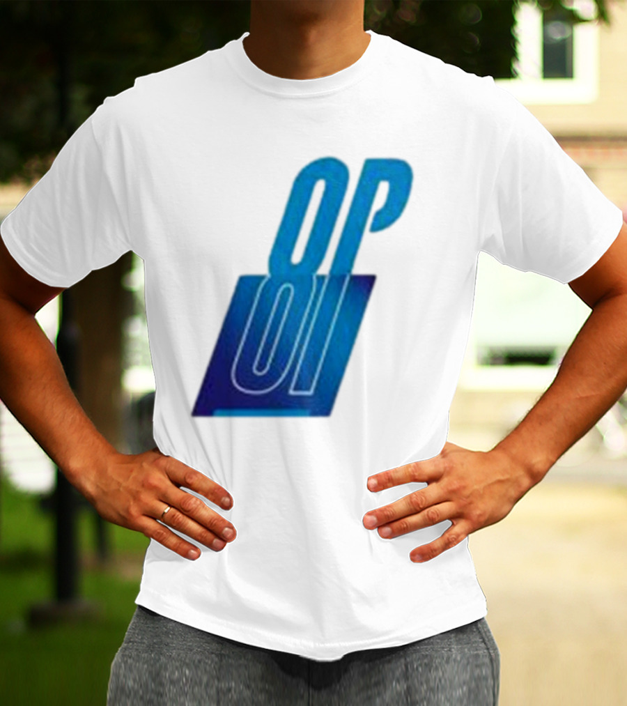 Oscar Piastri OP Blue Logo Motif T-Shirt