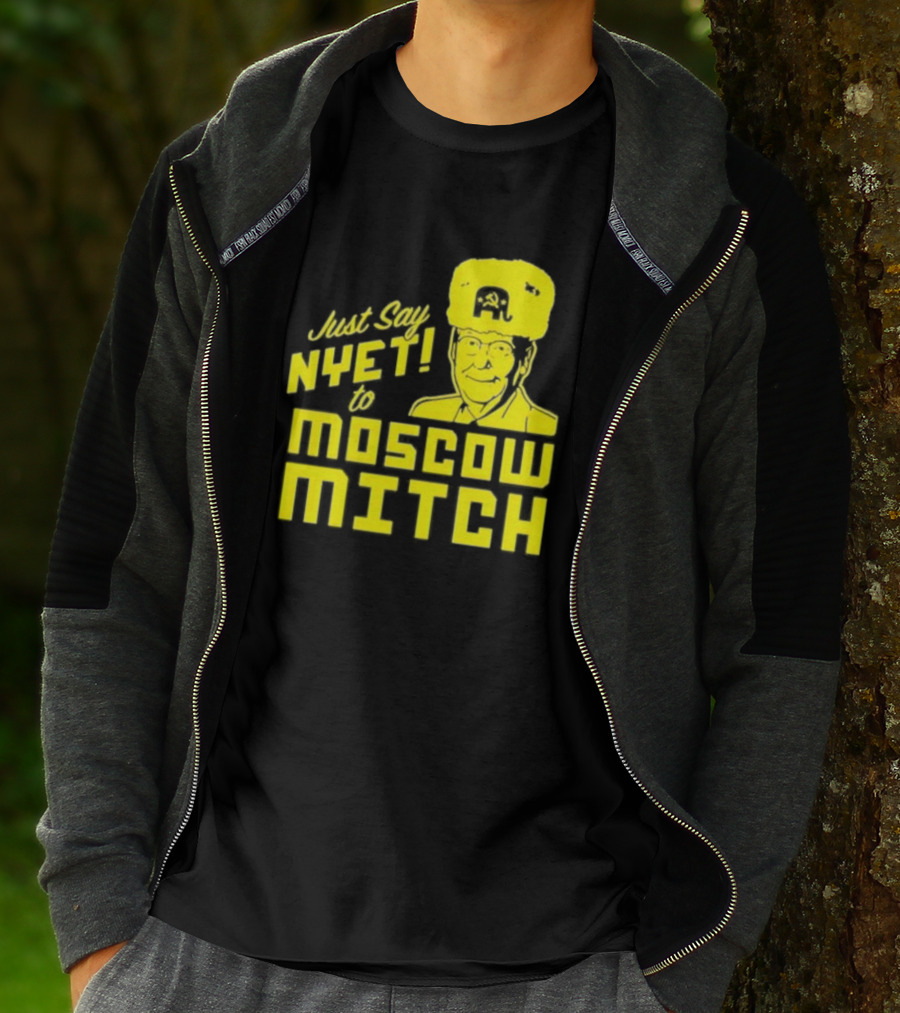 Just Say Nyet To Moscow Mitch Hammer And Sickle Hat T-Shirt