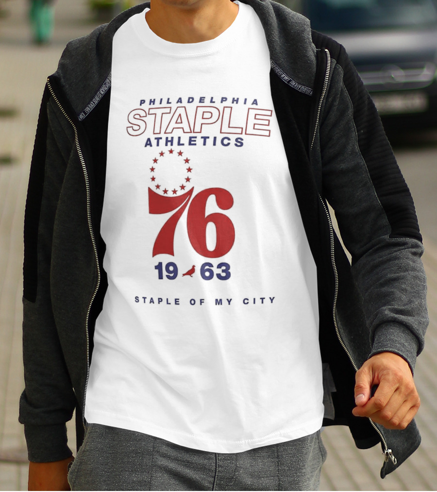 Philadelphia Staple Athletics 76 1963 Staple Of My City T-Shirt