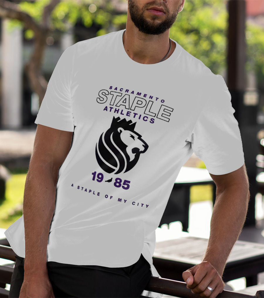 Sacramento Kings NBA X Staple Athletics 1985 A Staple Of My City T-Shirt