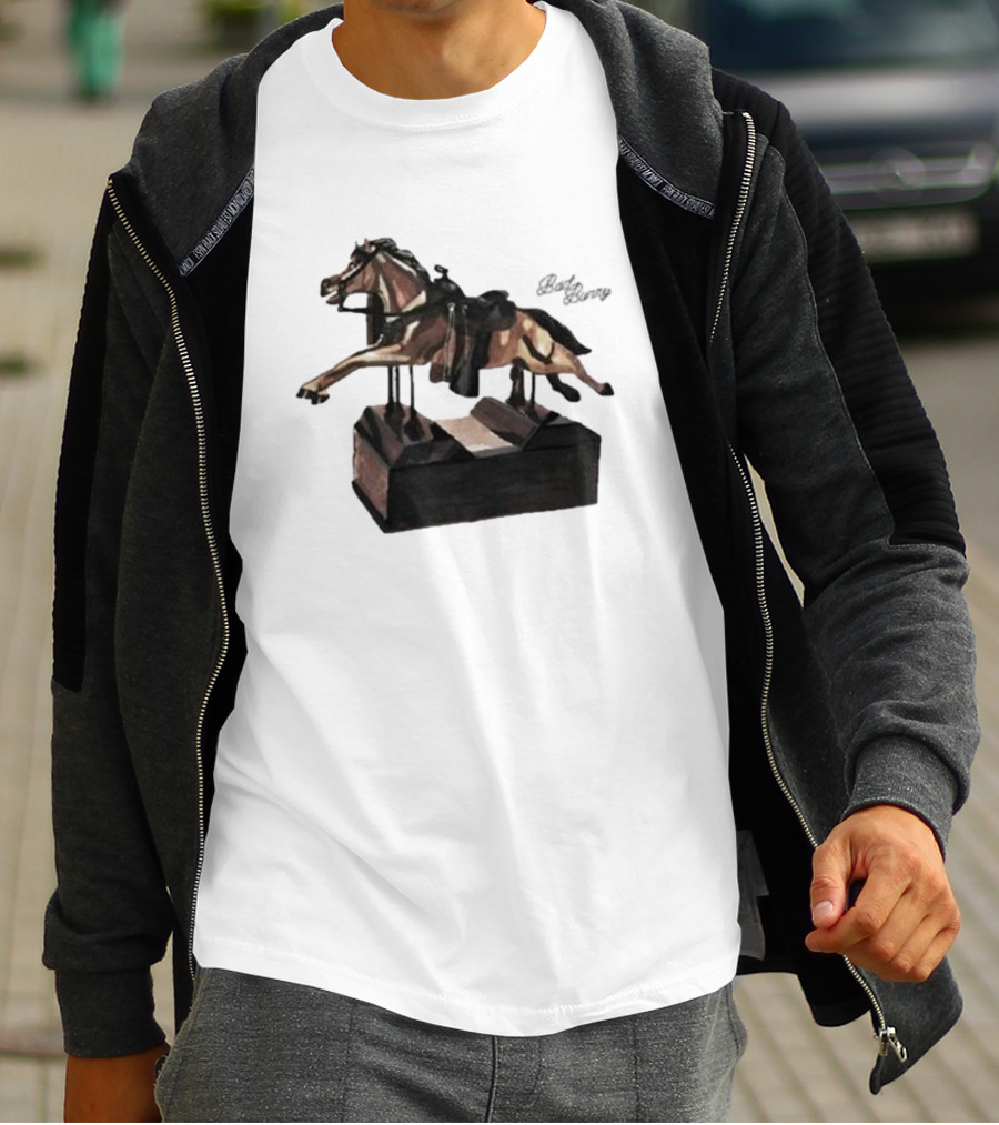 Bad Bunny Un Preview Horse Statue T-Shirt