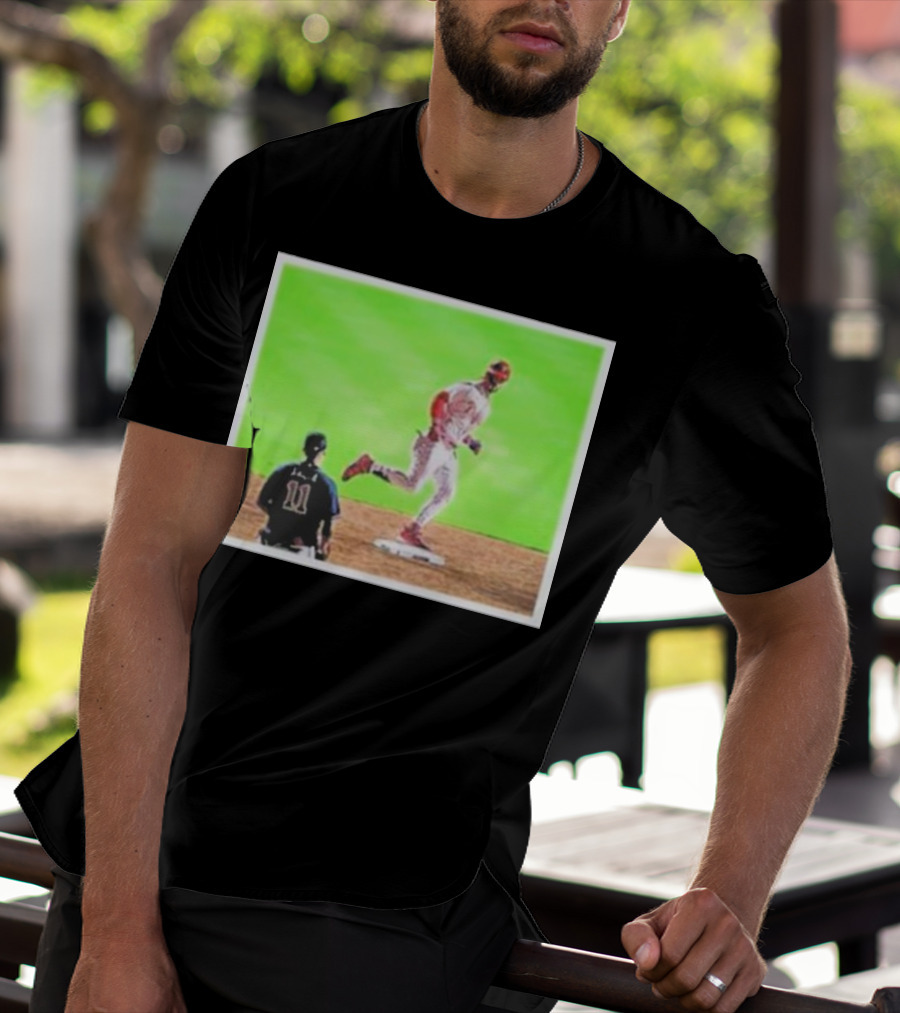 Section 419 Harper Stares Down Arcia Baseball Moment T-Shirt