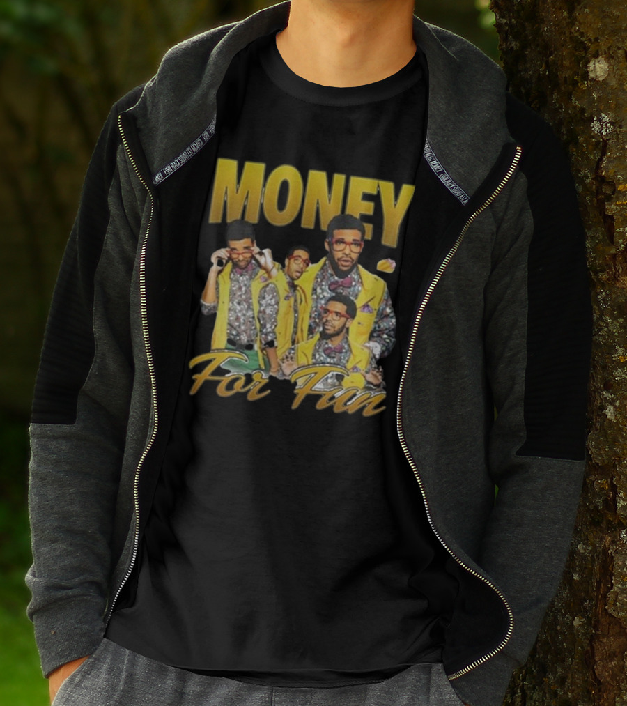 Money For Fun Drake Collage T-Shirt