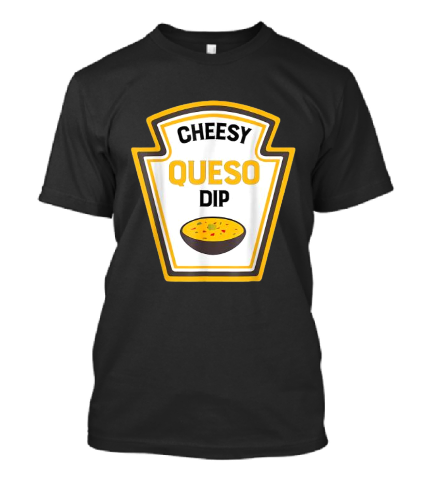 Cheesy Queso Dip Condiments Halloween Costume T-Shirt