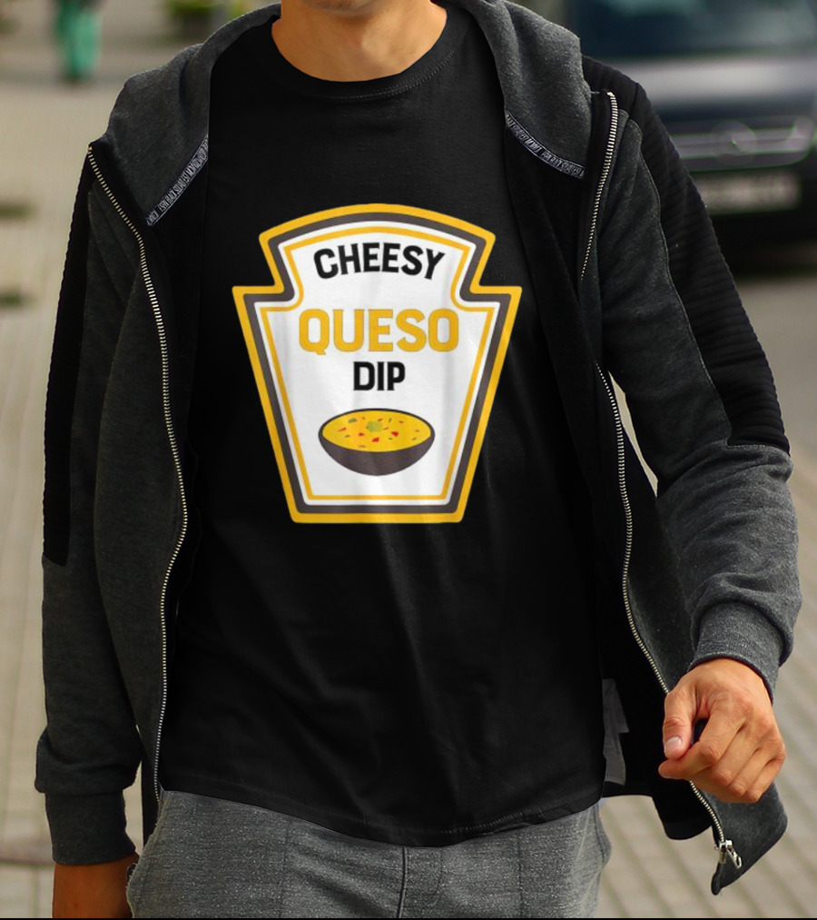 Cheesy Queso Dip Condiments Halloween Costume T-Shirt