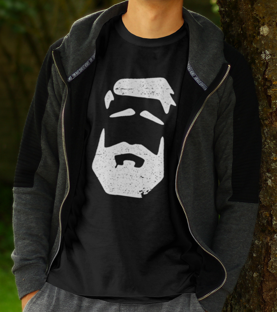 Better Man Beard Textured Face T-Shirt