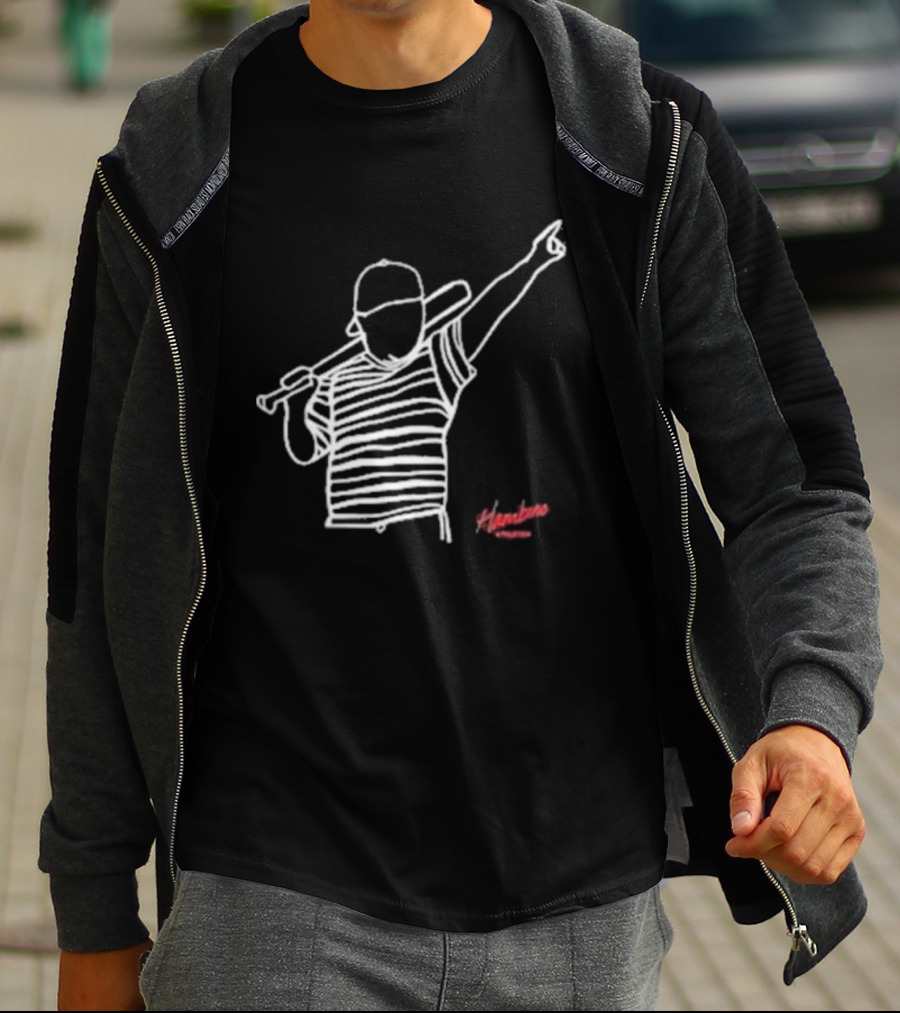 Hambino Athletics Bambino Baseball Outline Iconic Figure T-Shirt