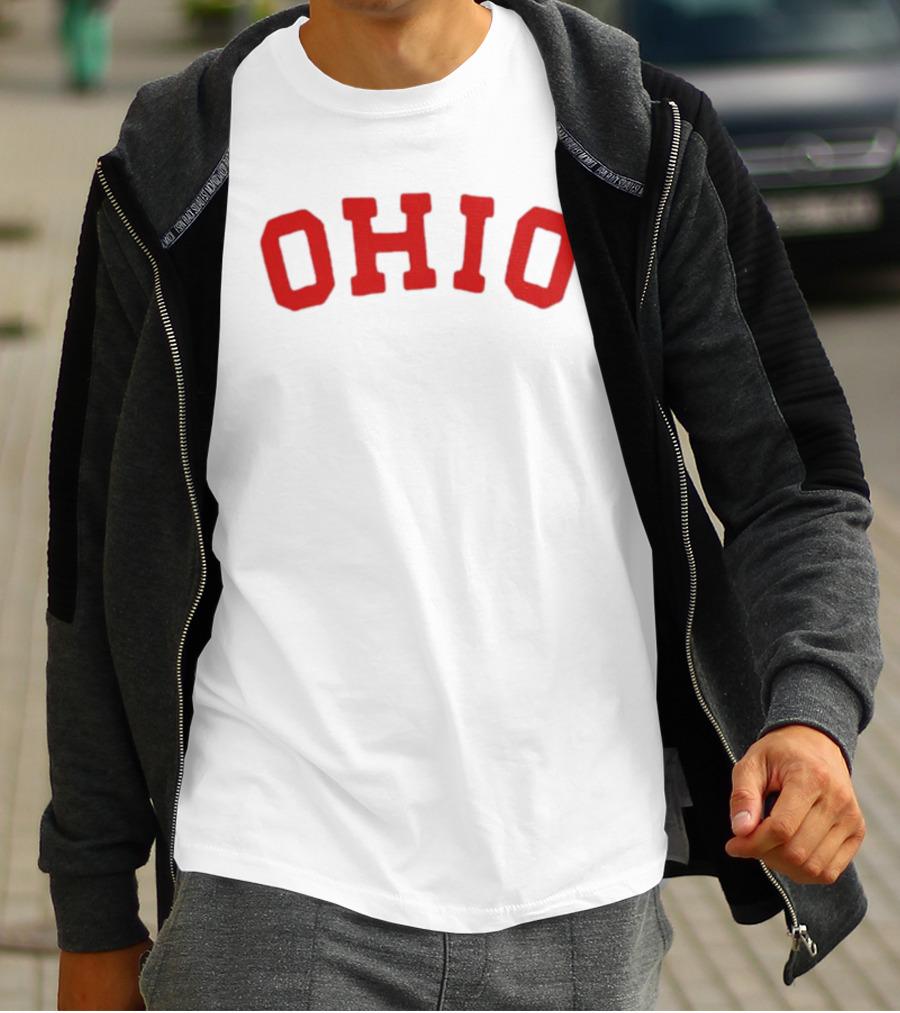 Jesse Owens Block Ohio T-Shirt