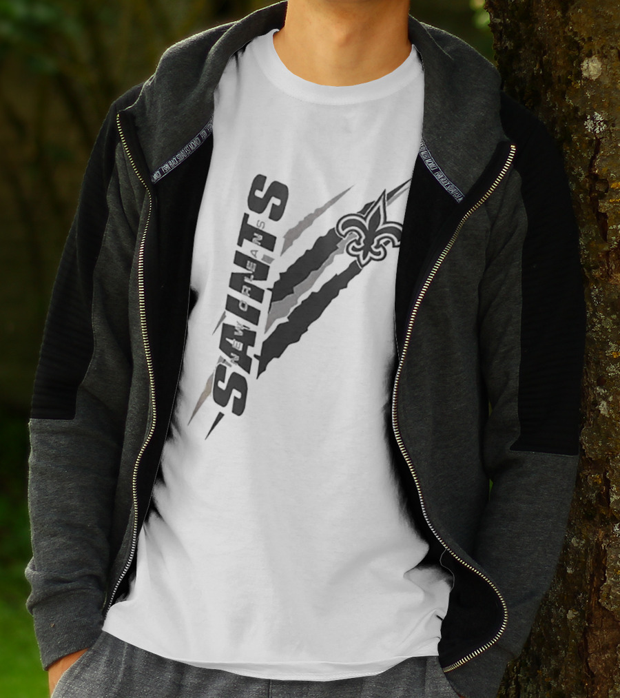 New Orleans Saints Scratch Fleur-de-Lis Starter T-Shirt