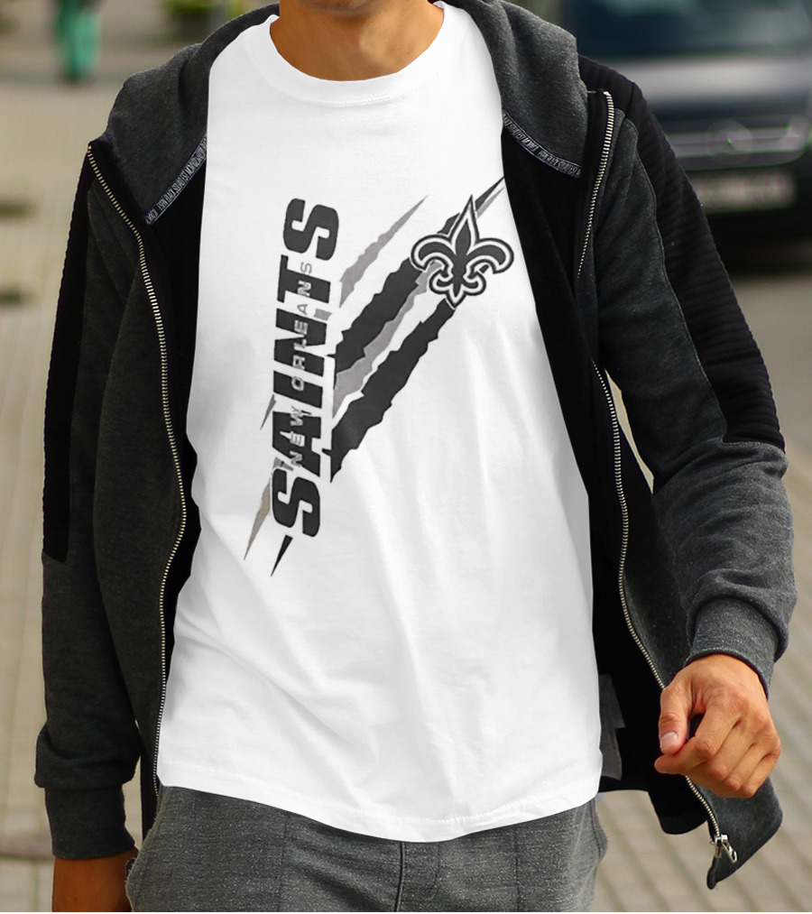 New Orleans Saints Scratch Fleur-de-Lis Starter T-Shirt
