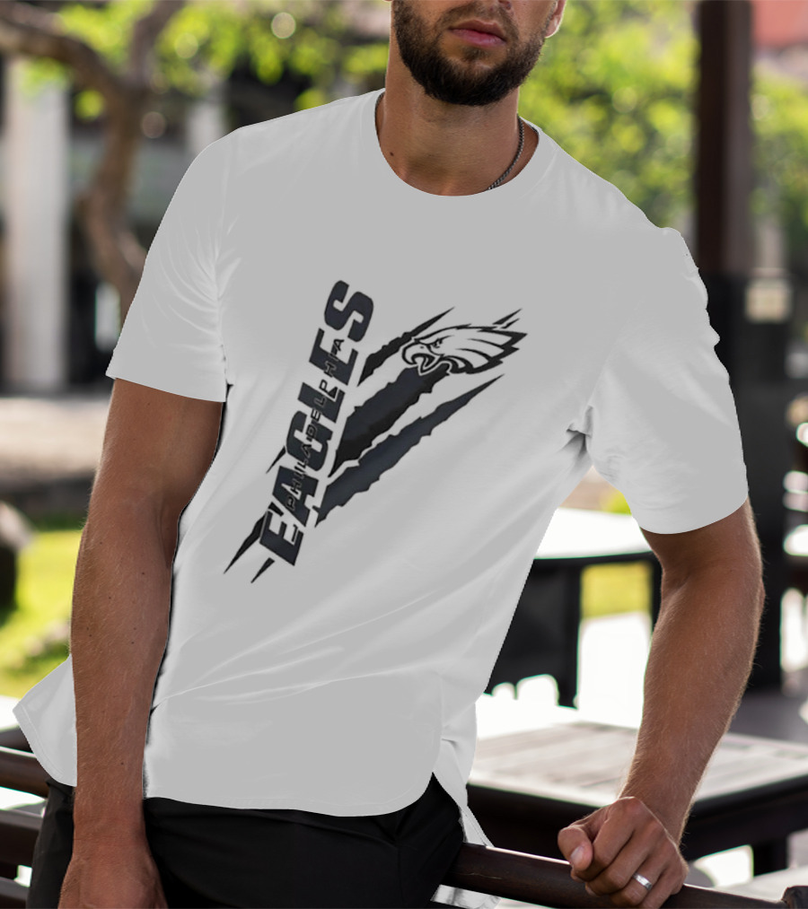 Philadelphia Eagles Claw Mark Logo T-Shirt
