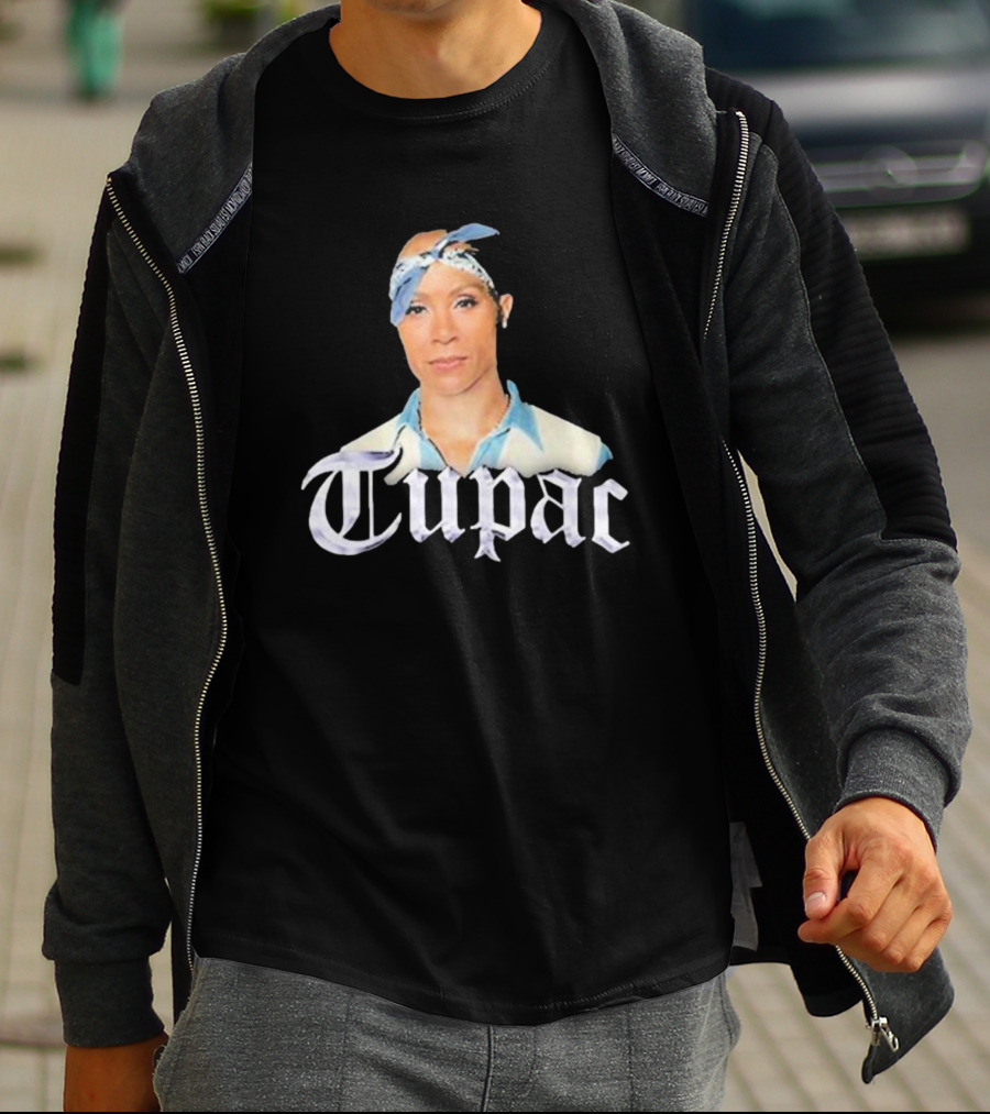 Tupac Blue Bandana Bust T-Shirt