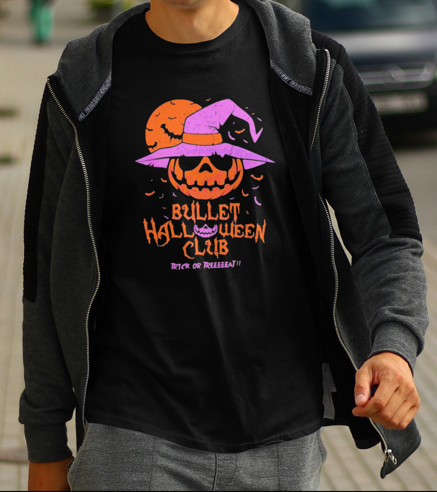 Bullet Halloween Club Trick Or Treeeeat T-Shirt
