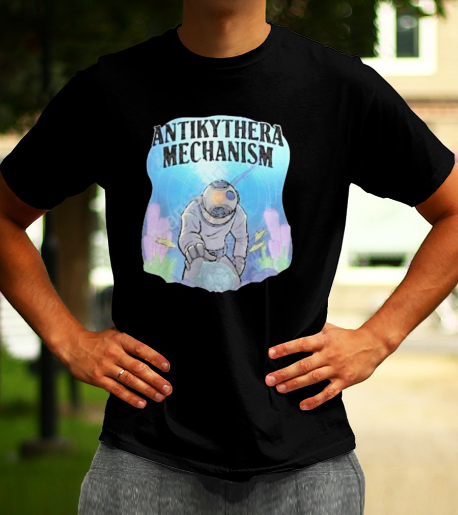 Antikythera Mechanism Diver Exploring Underwater Mystery T-Shirt