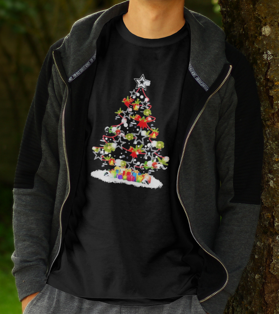 Dallas Cowboys Christmas Tree Star Ornaments T-Shirt