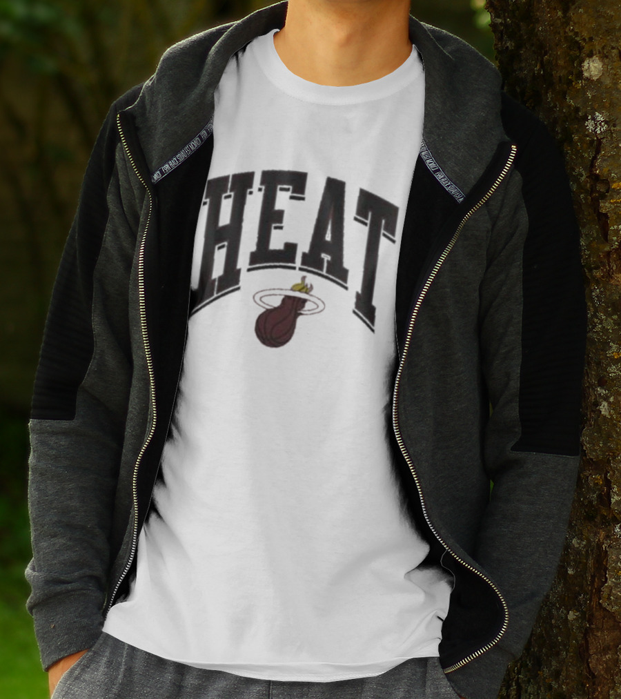 Miami Heat Iconic Flaming Basketball T-Shirt