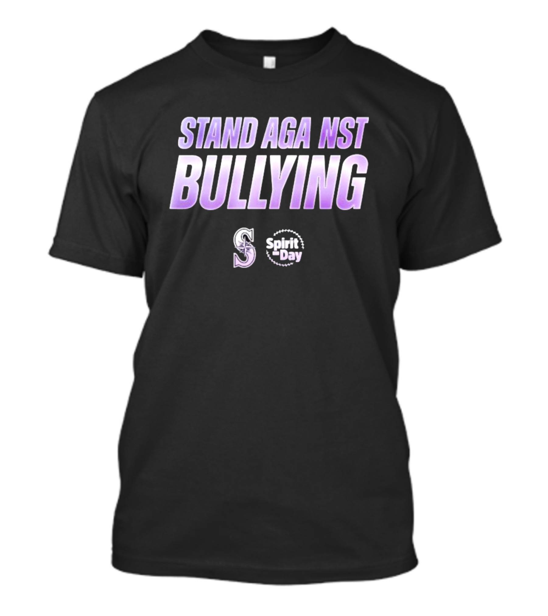 Stand Against Bullying Spirit Day Seattle Mariners T-Shirt