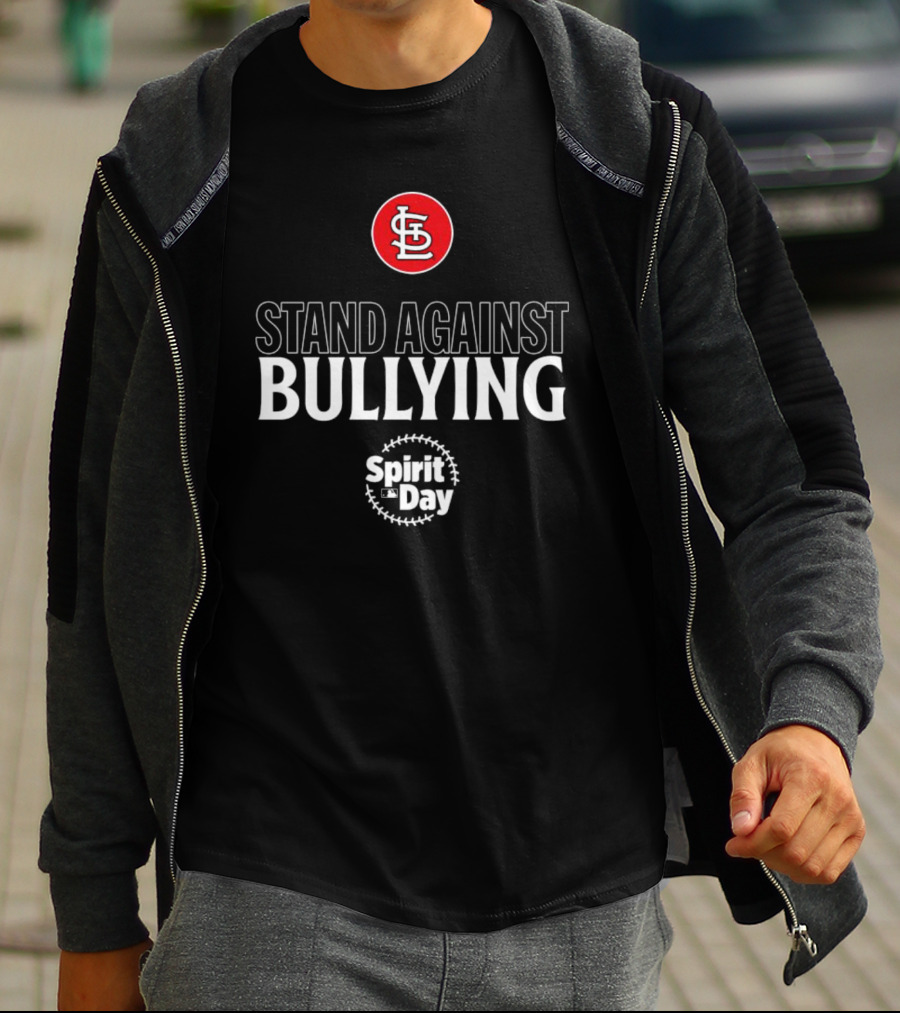 St. Louis Cardinals Stand Against Bullying Spirit Day T-Shirt
