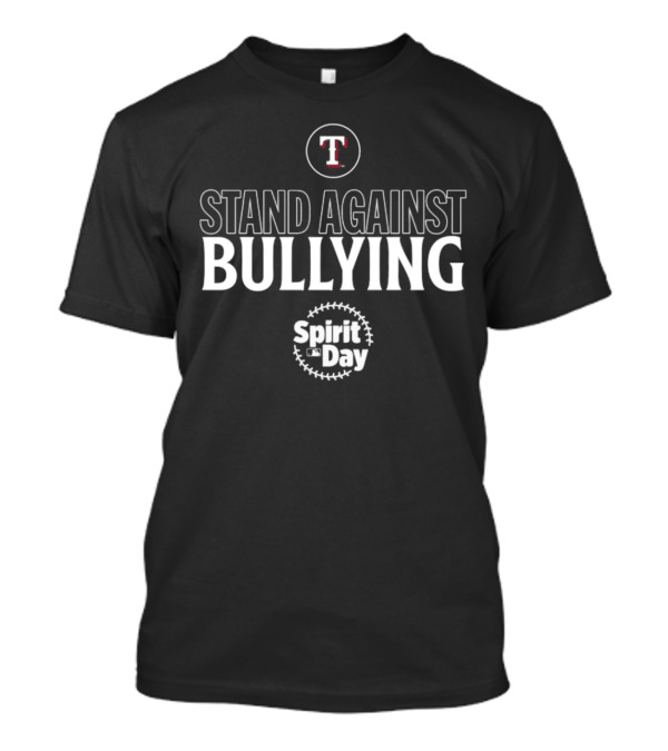 Texas Rangers Stand Against Bullying Spirit Day Major League Baseball T-Shirt